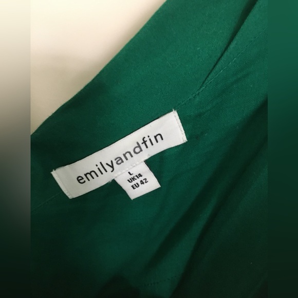 COPY - Emily and Fin Keener Postures dress green Large - Picture 2 of 4